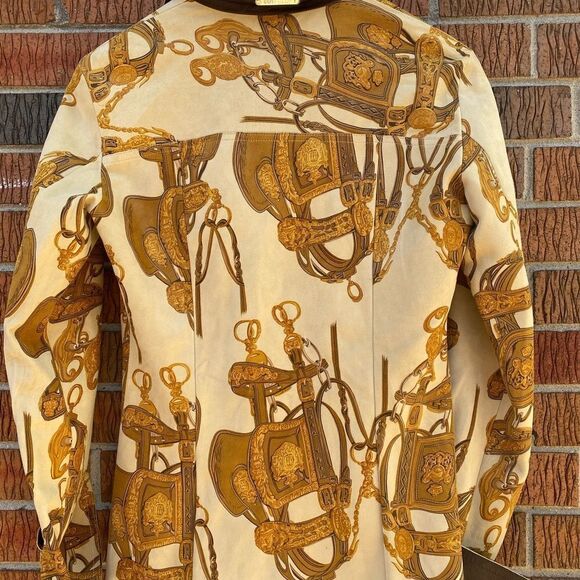 Unique reversible vintage leather shirt jacket - Picture 10 of 16